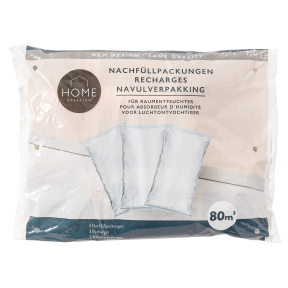 Absorbant Humidité Inodore Tablette Recharge Déshumidificateur Wessper - 10 X 265g - Inodore - Jusqu'à 2 Mois Déshumidificateur Recharge