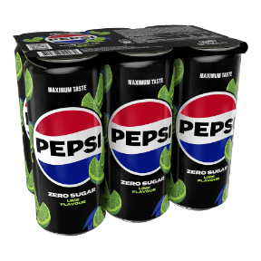 Pepsi zero sugar lime 6 st.