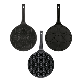 Pannenkoekenpan met vormpjes