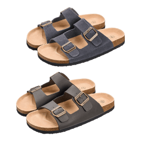 Slippers met diep voetbed