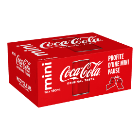Miniblikjes Coca-Cola regular 12 st.