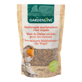 Gedroogde meelwormen voor vogels