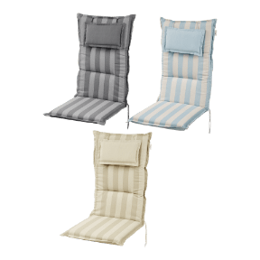 Stoelkussen met hoge rugleuning