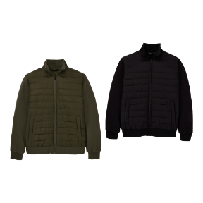 Gewatteerde sweatvest