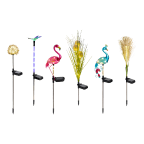 Tuinsteker op zonne-energie