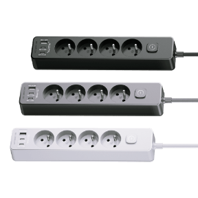 Stekkerdoos met USB-poorten