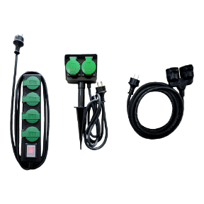 Stekkerdoos of verlengsnoer voor buiten