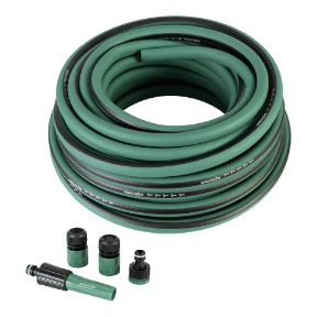 Tuinslang met aansluitingen