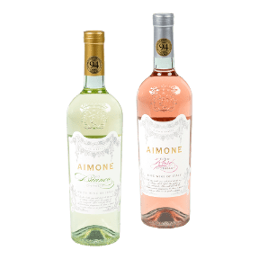 Italiaanse witte of roséwijn 'Aimone'