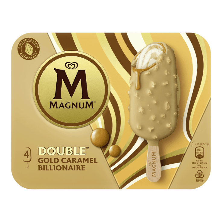 Magnum double gold billionaire, 4 st.