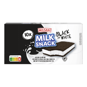 Black & white-melksnack
