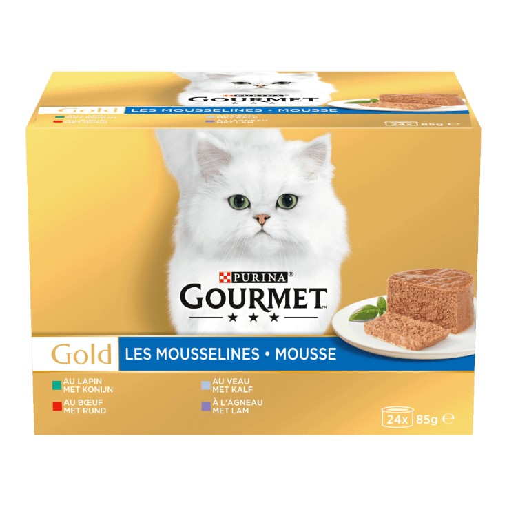 PURINA® Gourmet Gold mousse, 24 st.