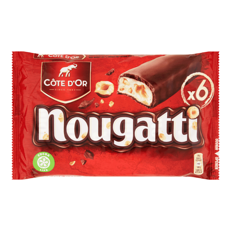 CÔTE D'OR® Nougatti, 6 st.