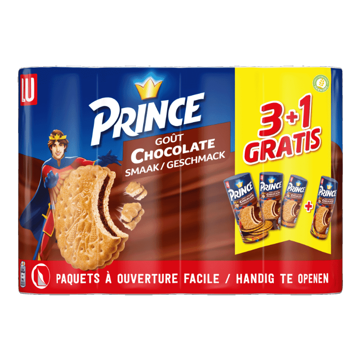 LU PRINCE® Chocoladebiscuits, 4-pack