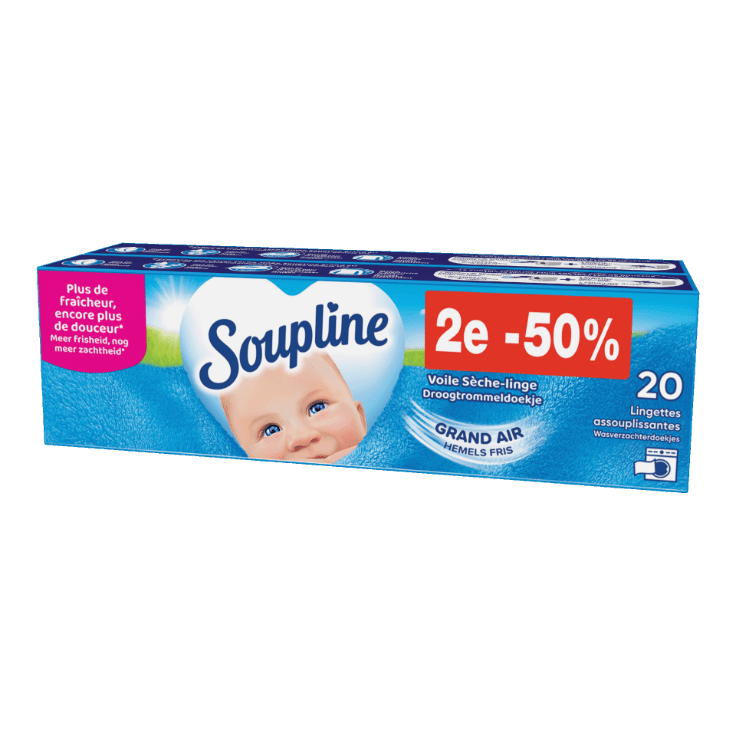SOUPLINE® Droogtrommeldoekjes, 2-pack
