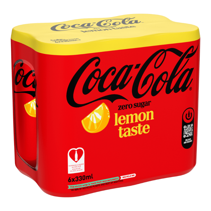 Coca-Cola lemon zero, 6 st.