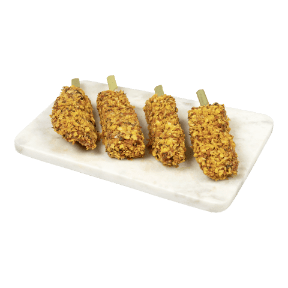 Pikante rundsbrochette