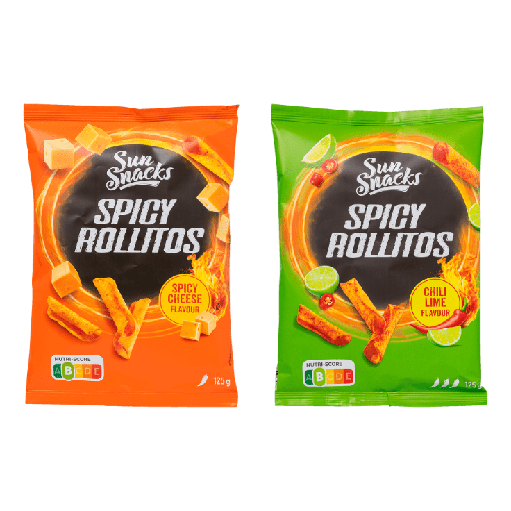 SUNSNACKS® Spicy rollitos