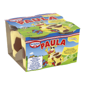 Paula-vanillepudding 4 st.
