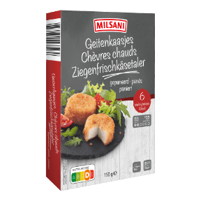 Gepaneerde geitenkaasjes 6 st.
