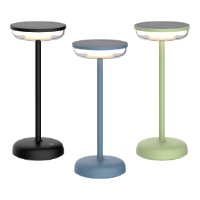 Accutafellamp op zonne-energie