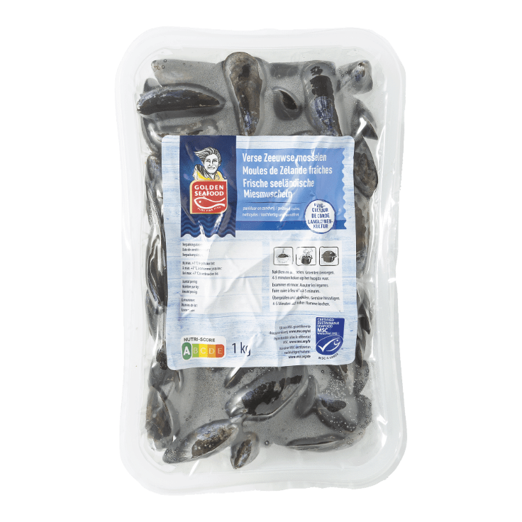 GOLDEN SEAFOOD® Zeeuwse hangcultuurmosselen