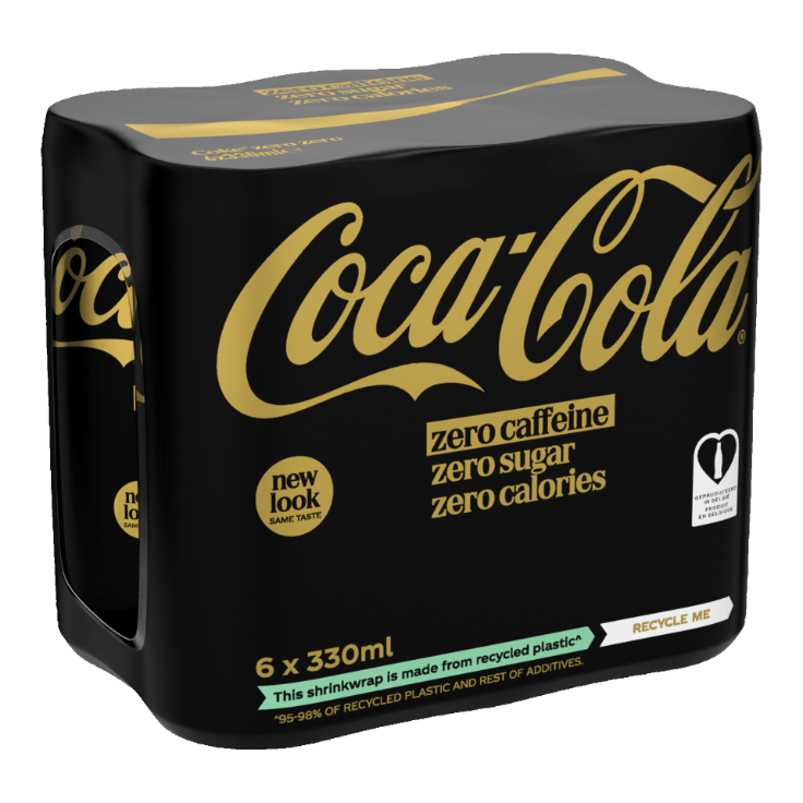 Coca-Cola zero caffeine, 6 st.