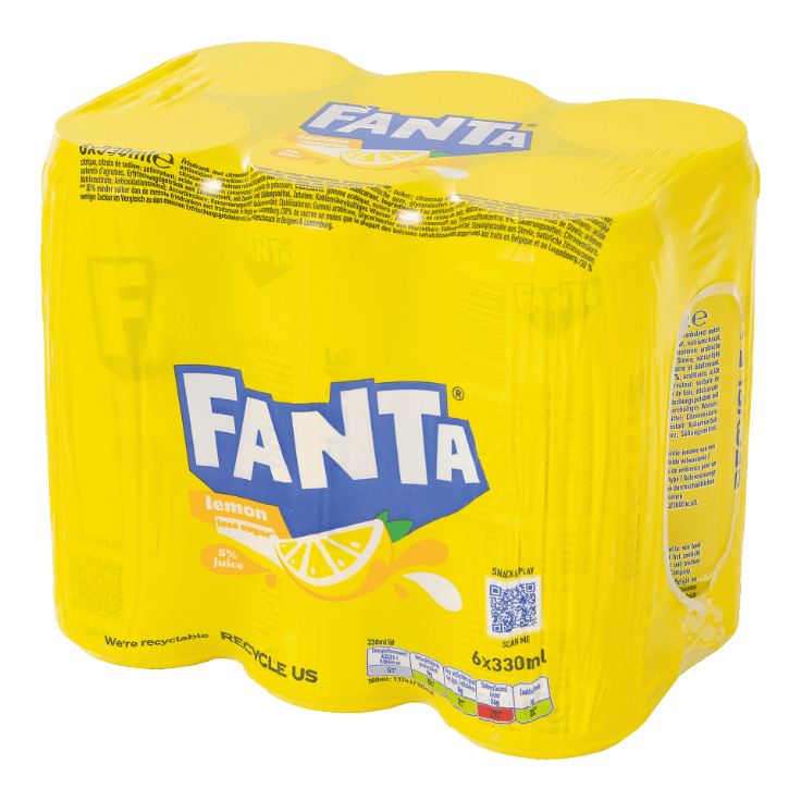 Fanta lemon, 6 st.
