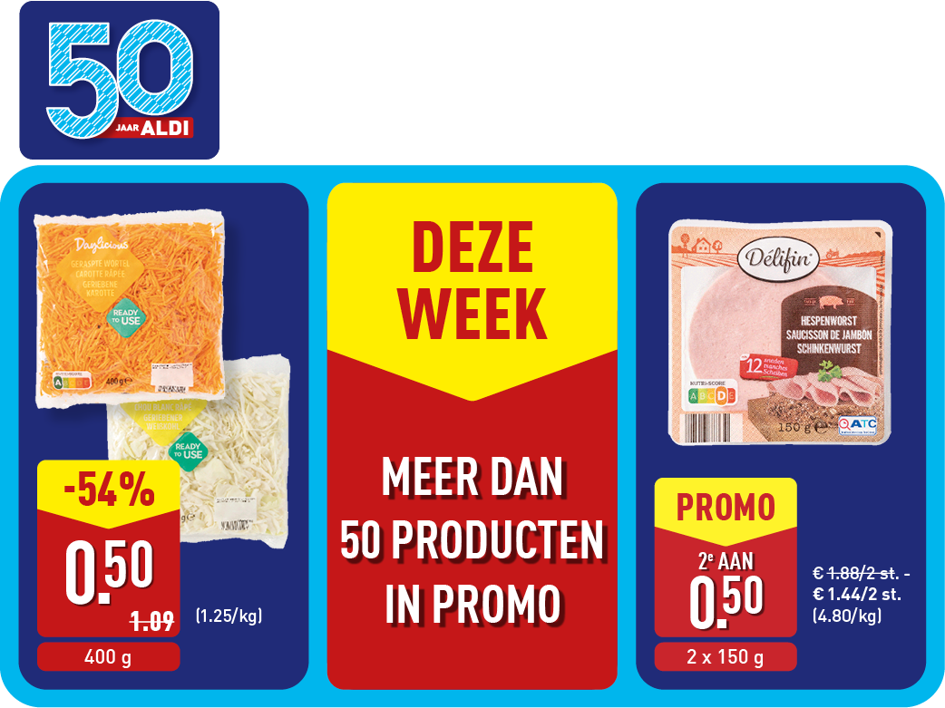 Onze lage prijzen, thuis in elk huis. 