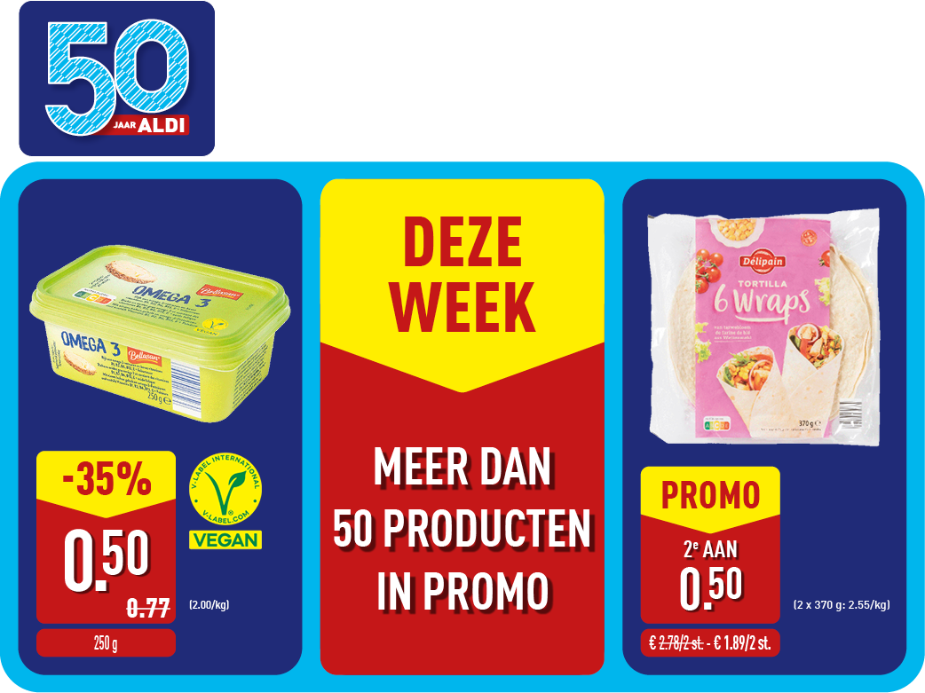 Onze lage prijzen, thuis in elk huis. 