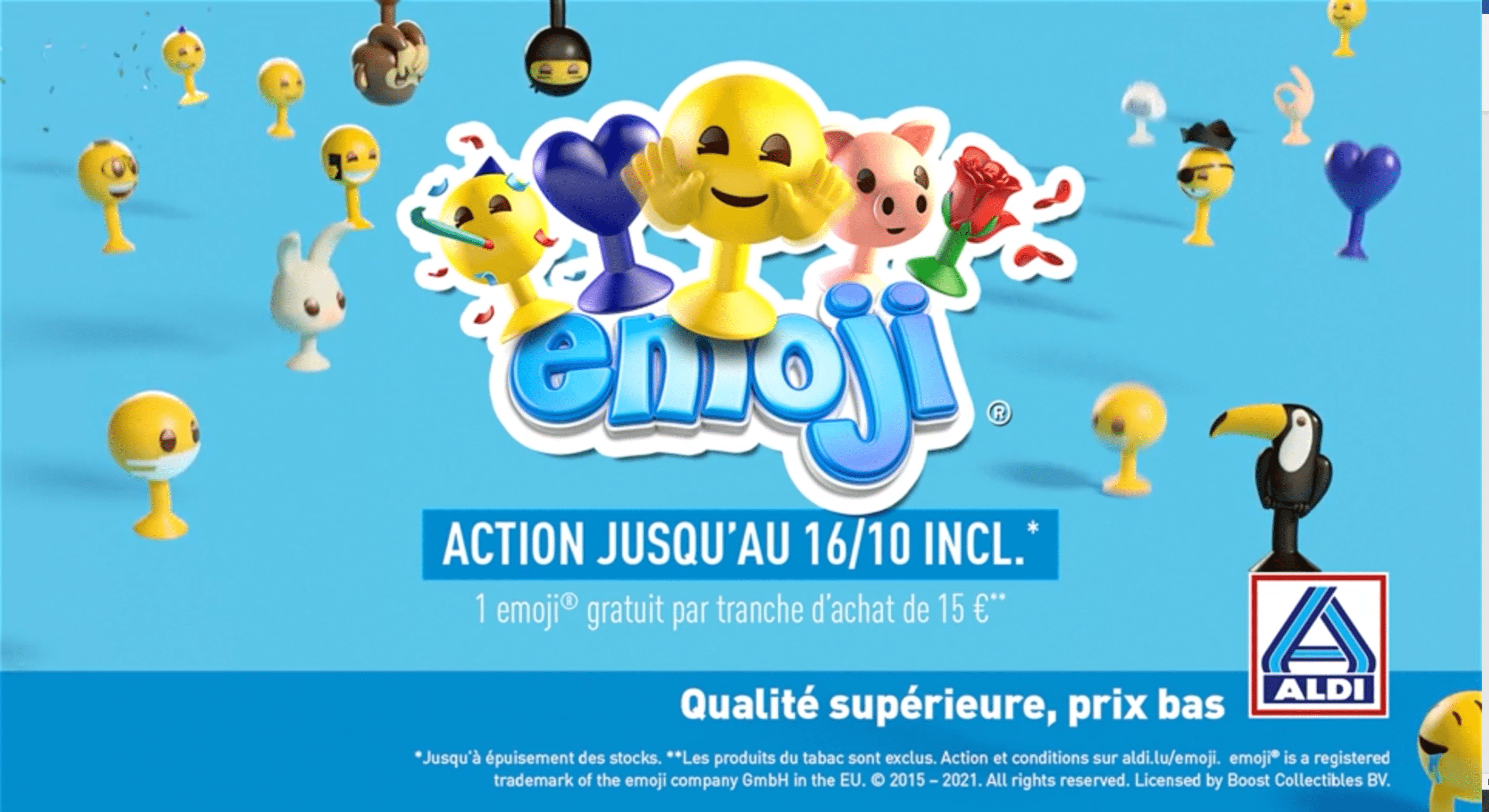 Les emoji® sont de retour chez ALDI