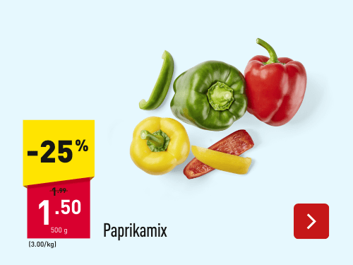 Paprikamix - 25 %