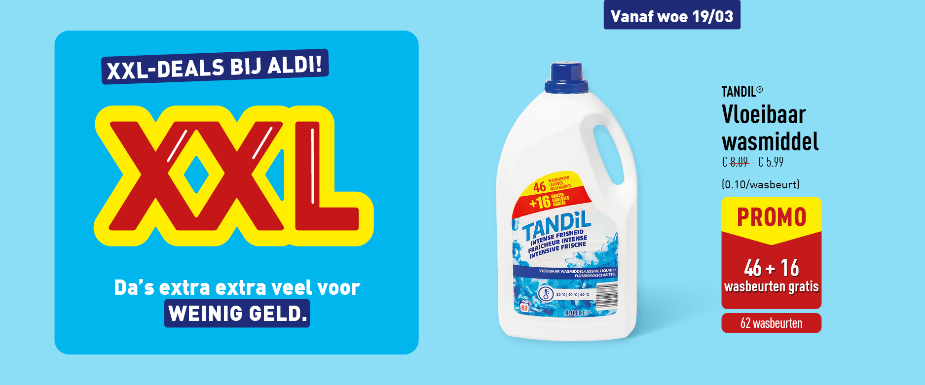 XXL-deals bij ALDI! Da’s extra veel voor weinig geld.