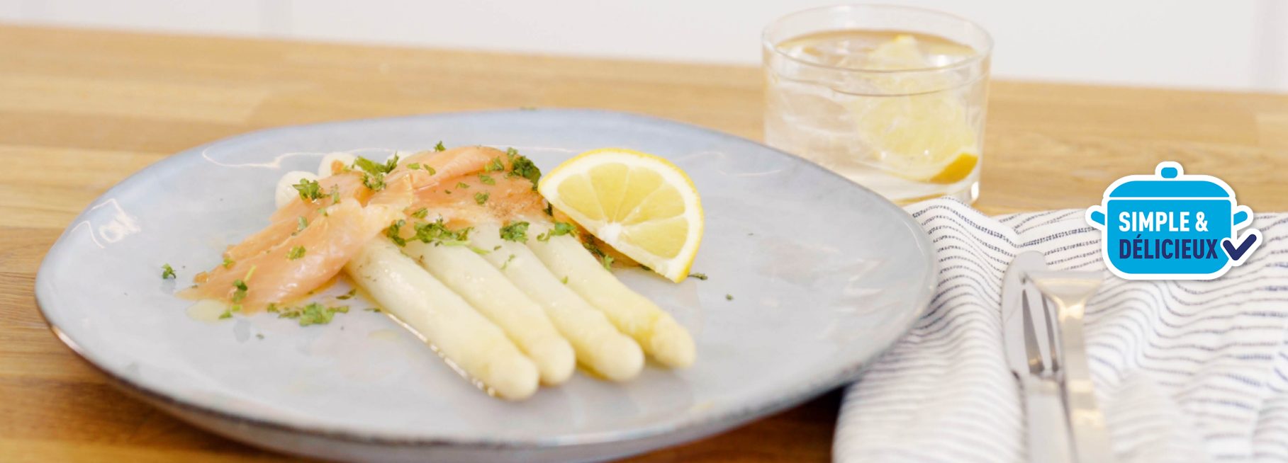 Asperges au saumon fumé